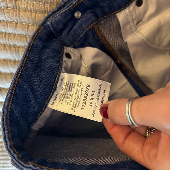 Wrangler Dark Blue Denim Pants - Picture 3 of 3